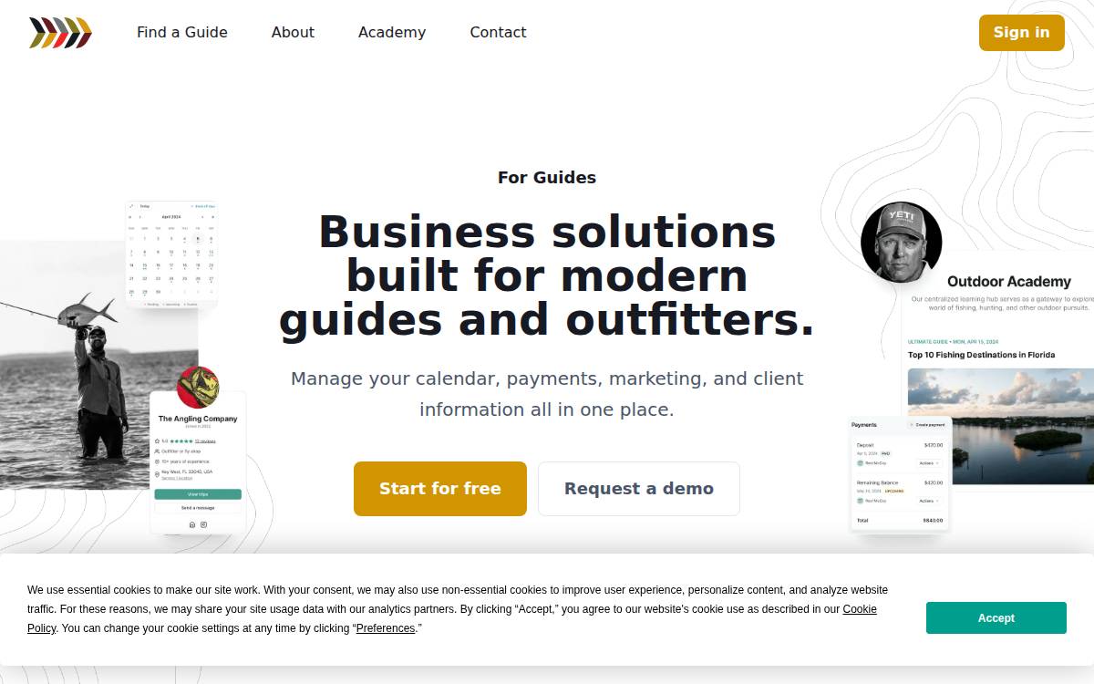 Anycreek website preview