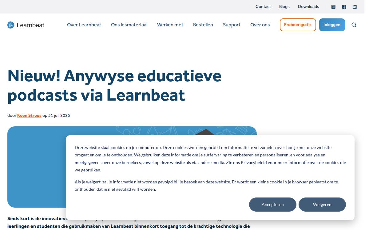 Anywyse website preview