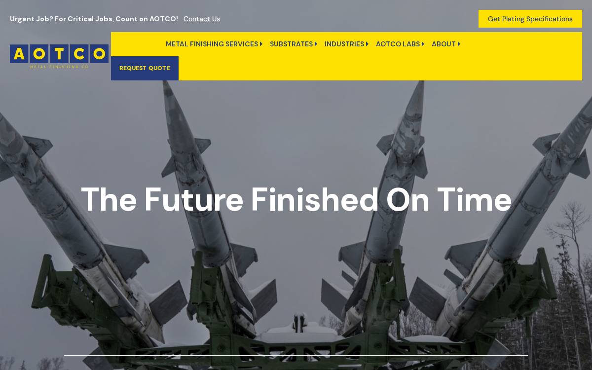 Aotco website preview