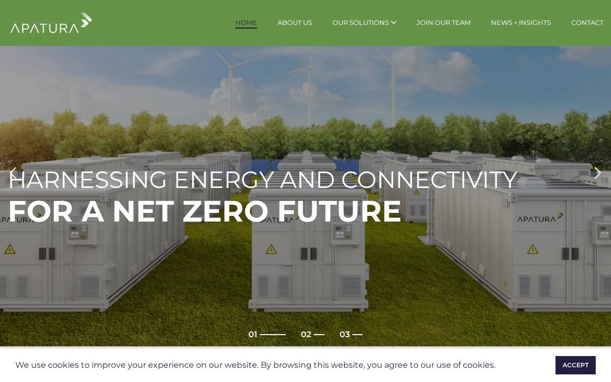 Apatura website preview