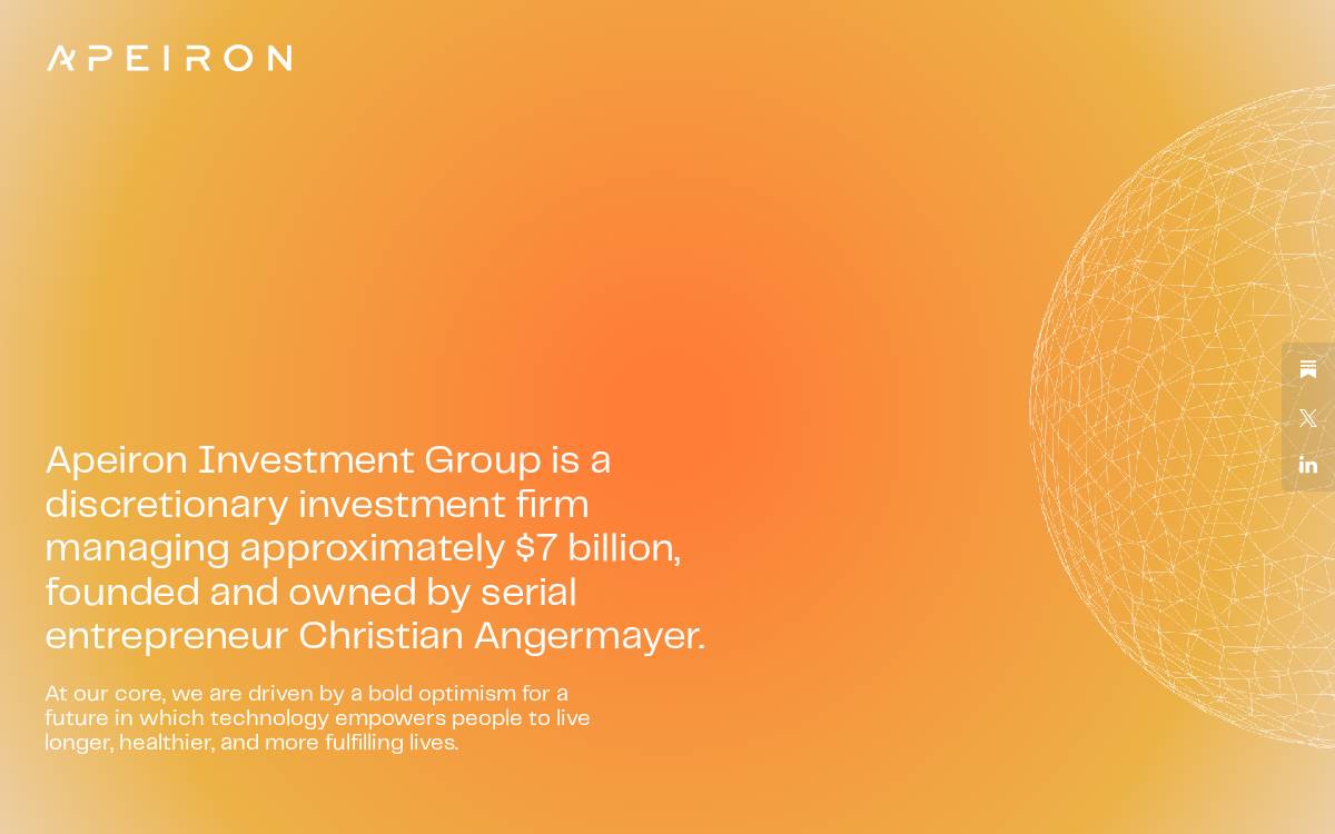 Apeiron Investments website preview