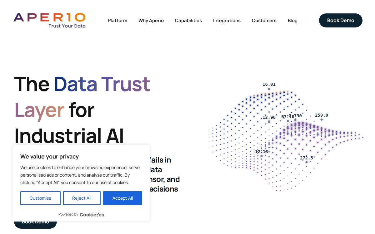 Aperio website preview
