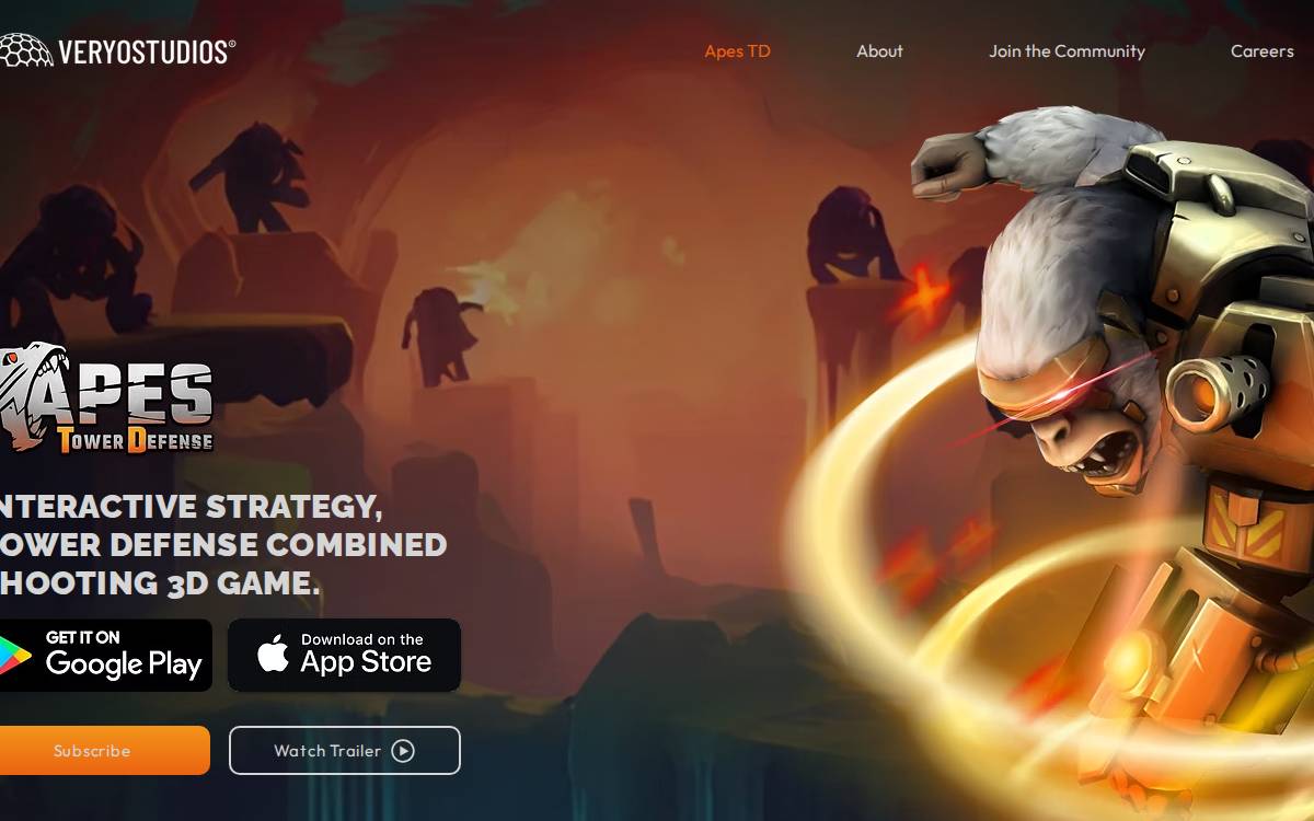 Apesrevenge website preview