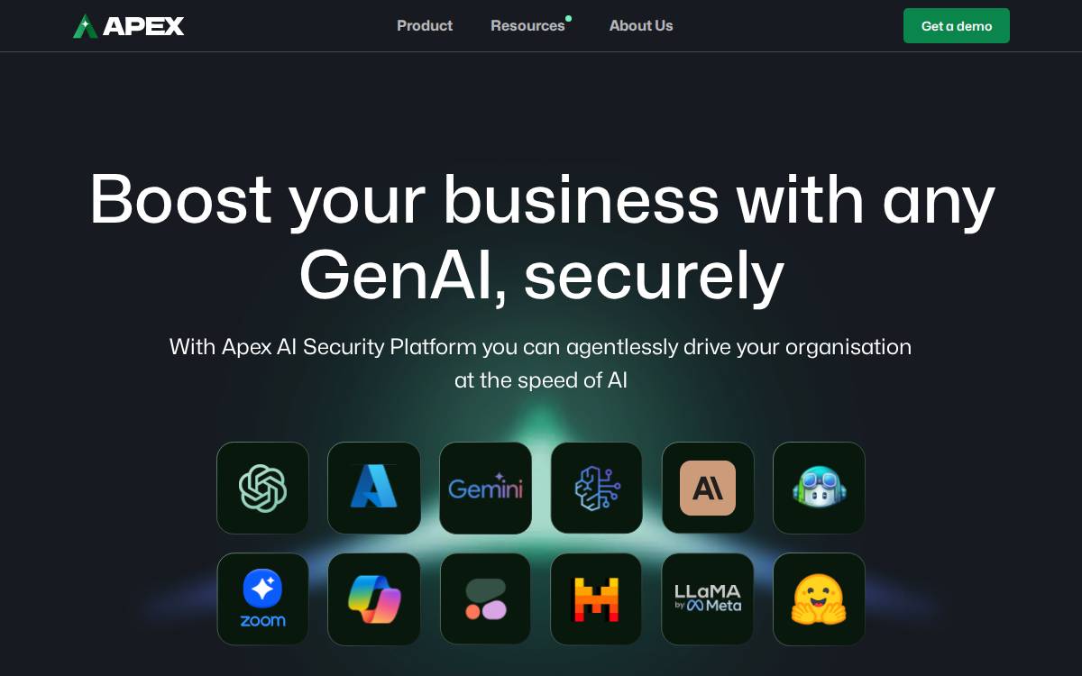 Apex website preview