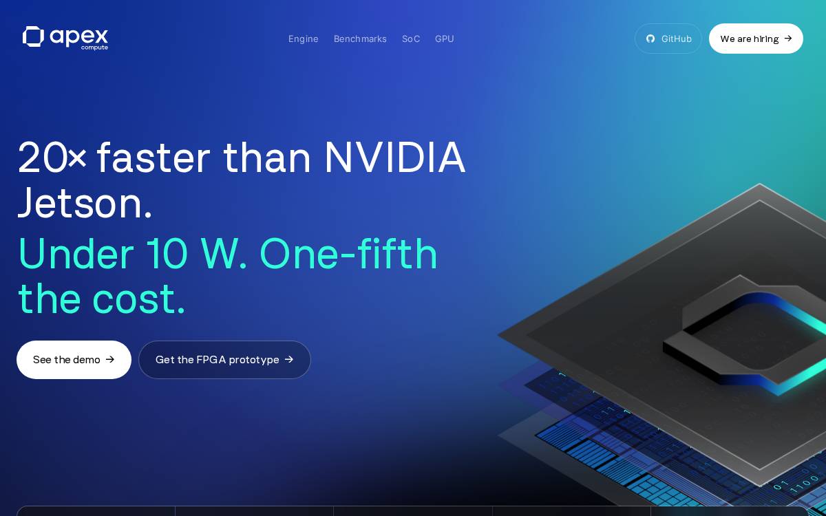Apex Compute website preview