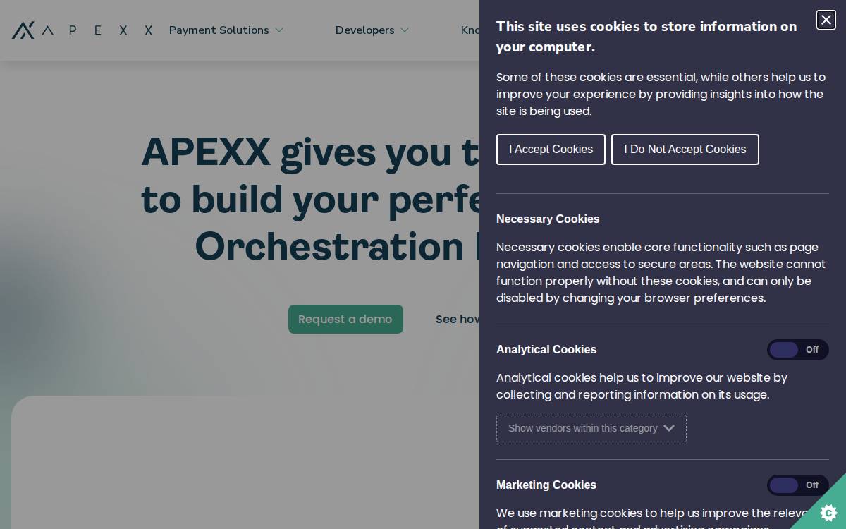 APEXX Global website preview