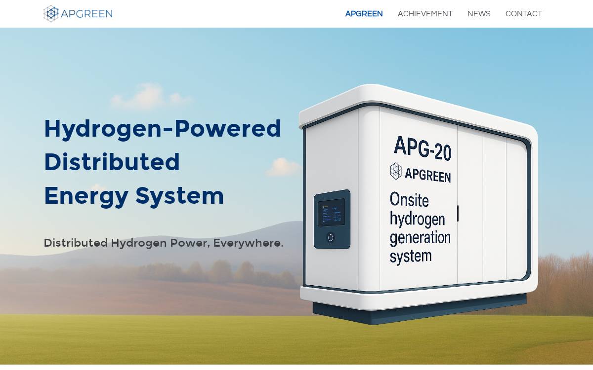 APGREEN 에이피그린 website preview