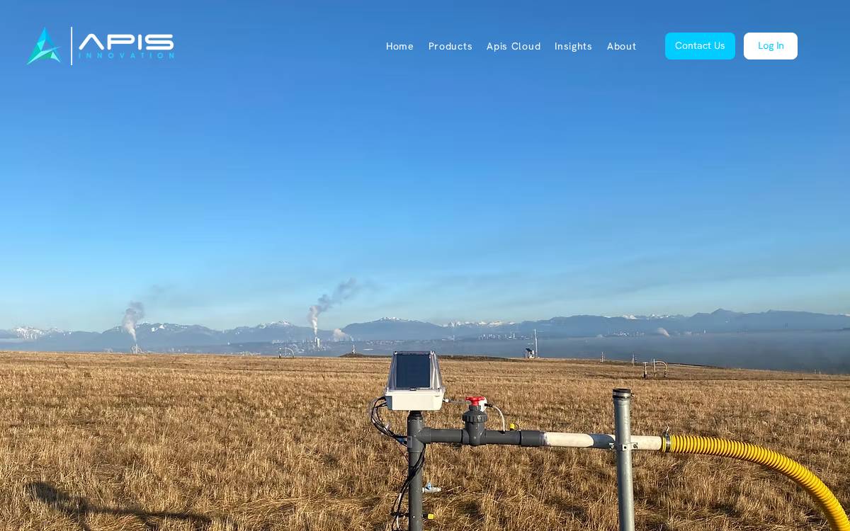 Apis Innovation website preview
