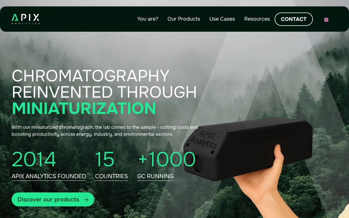 Apix website preview