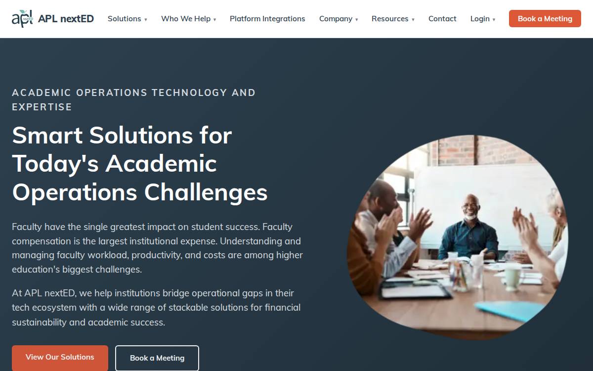 Apl Next Ed website preview