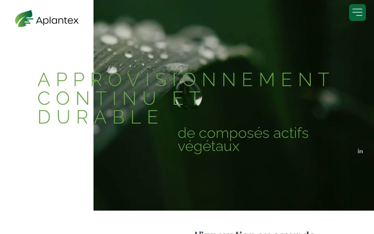 Aplantex website preview