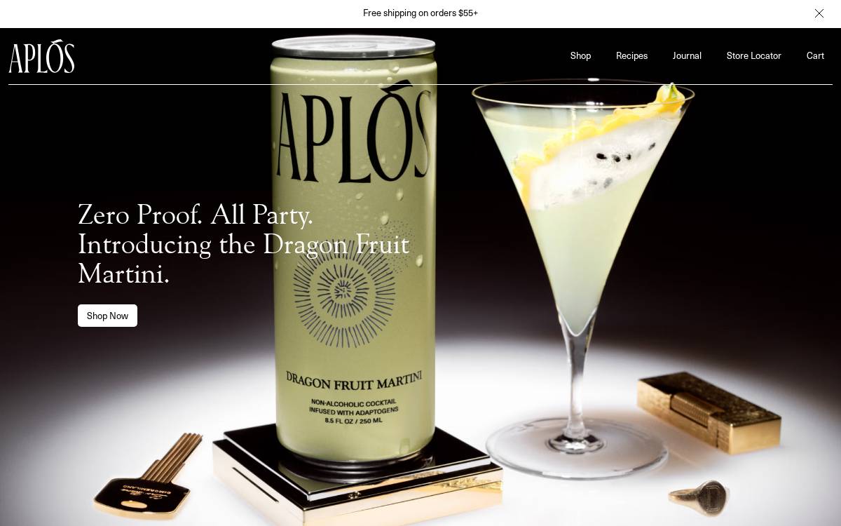 Aplos website preview