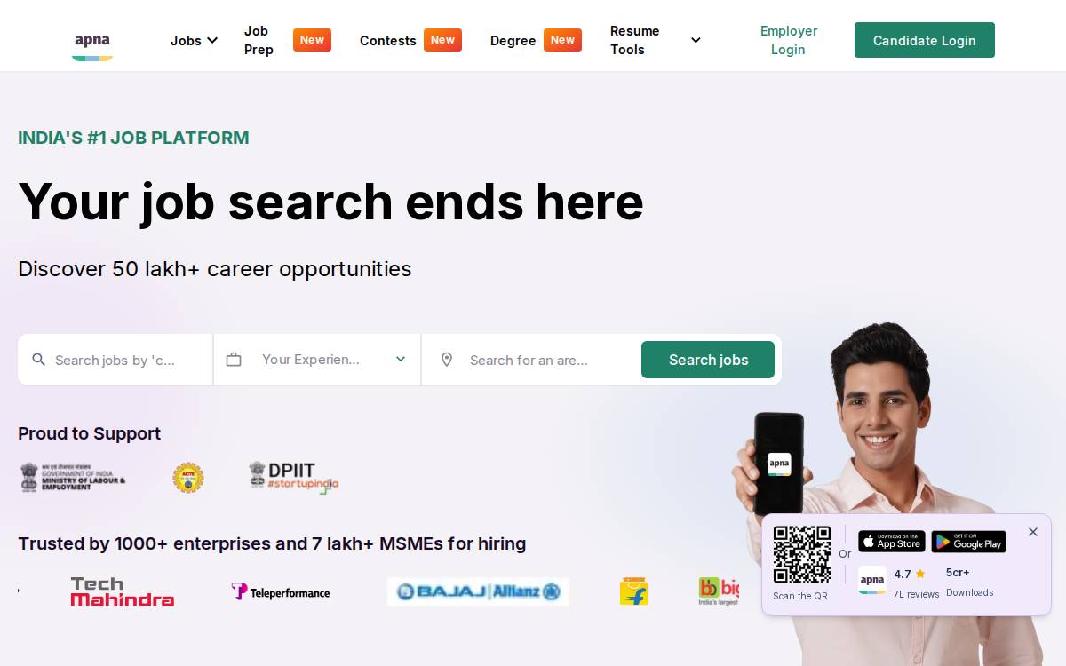 Apna website preview