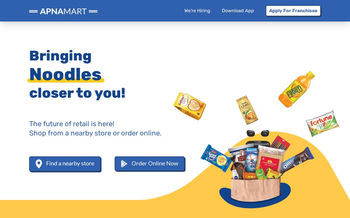 Apna Mart website preview
