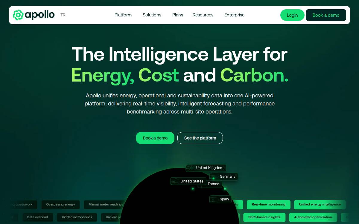 Apollo website preview