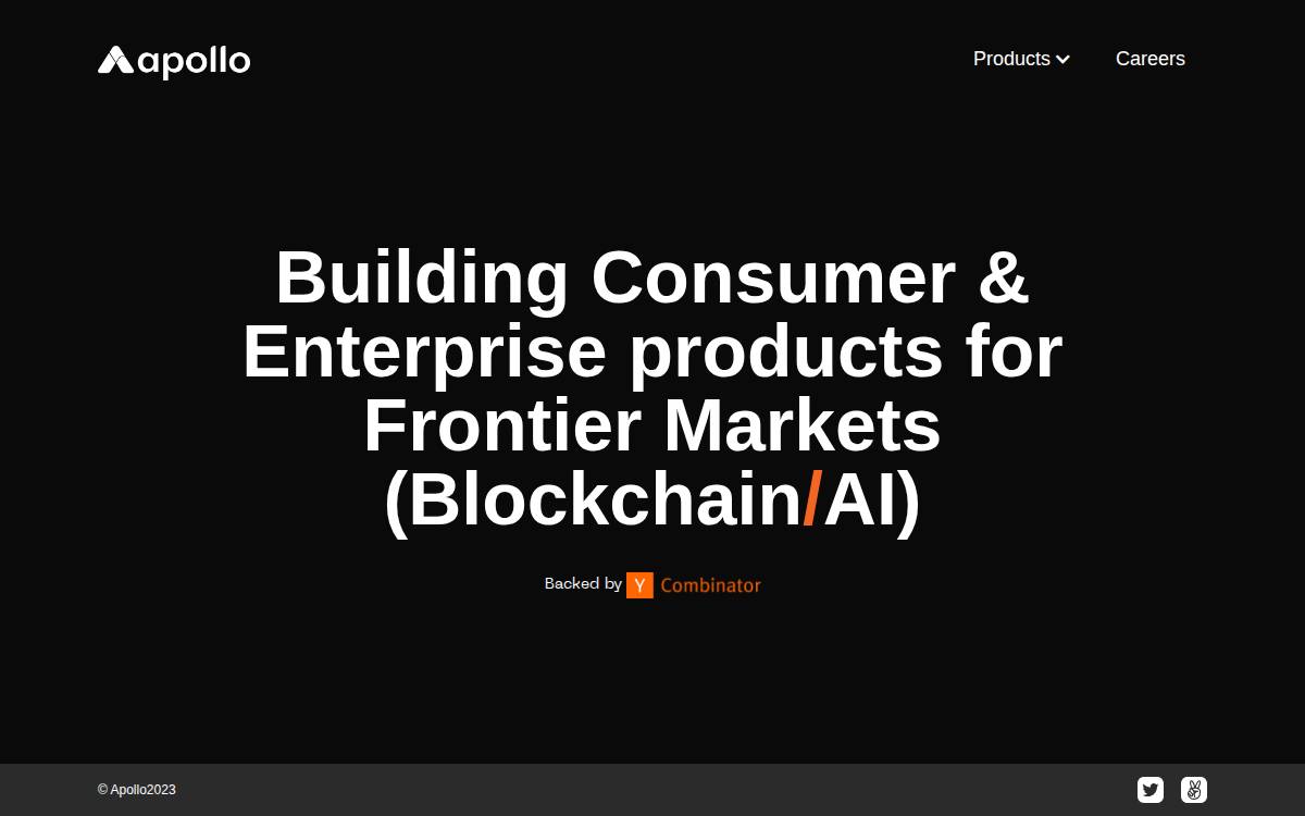 Apollo website preview