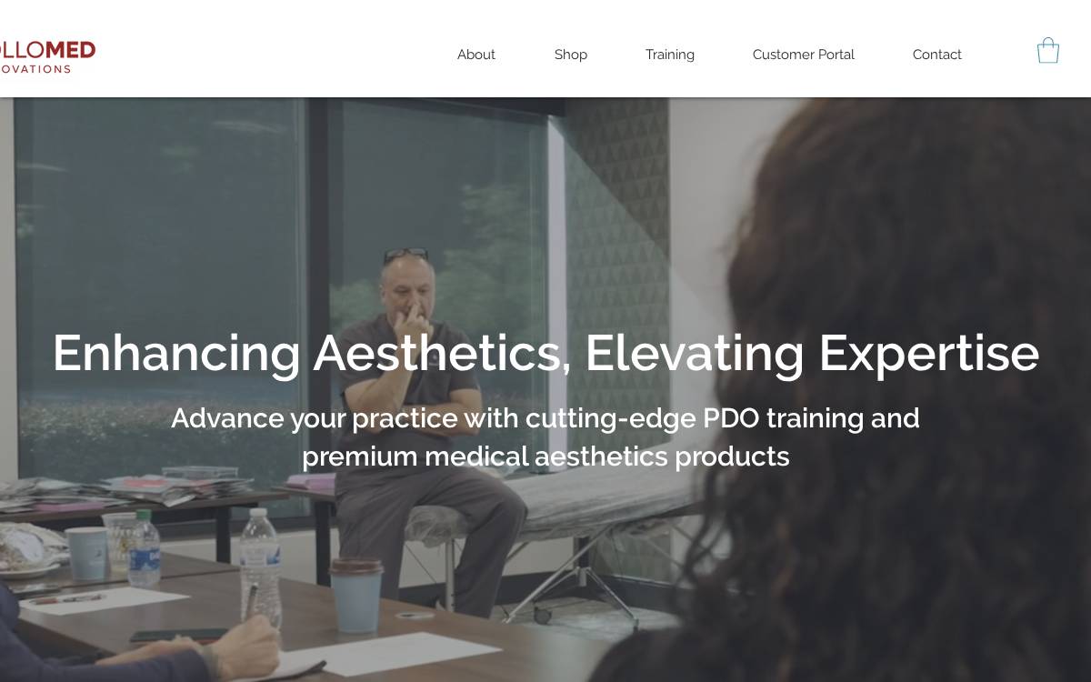 Apollo Med Innovations website preview