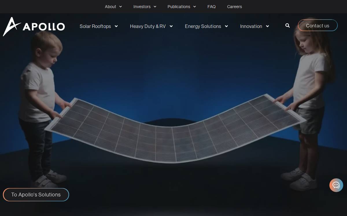 Apollo Power website preview