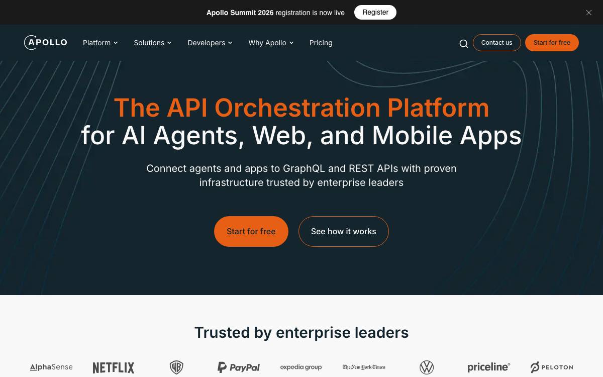 Apollo website preview