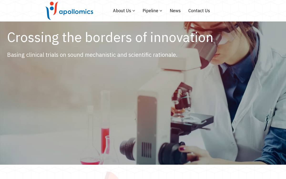 Apollomicsinc website preview