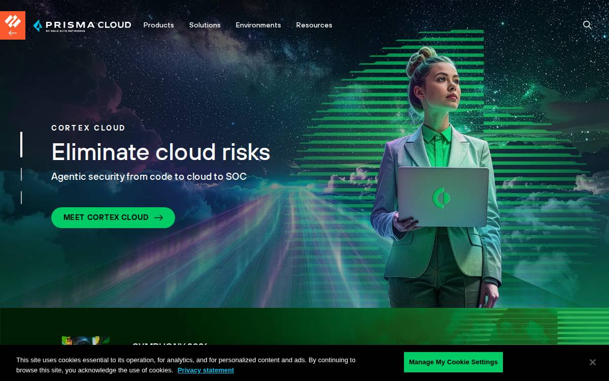 Aporeto website preview