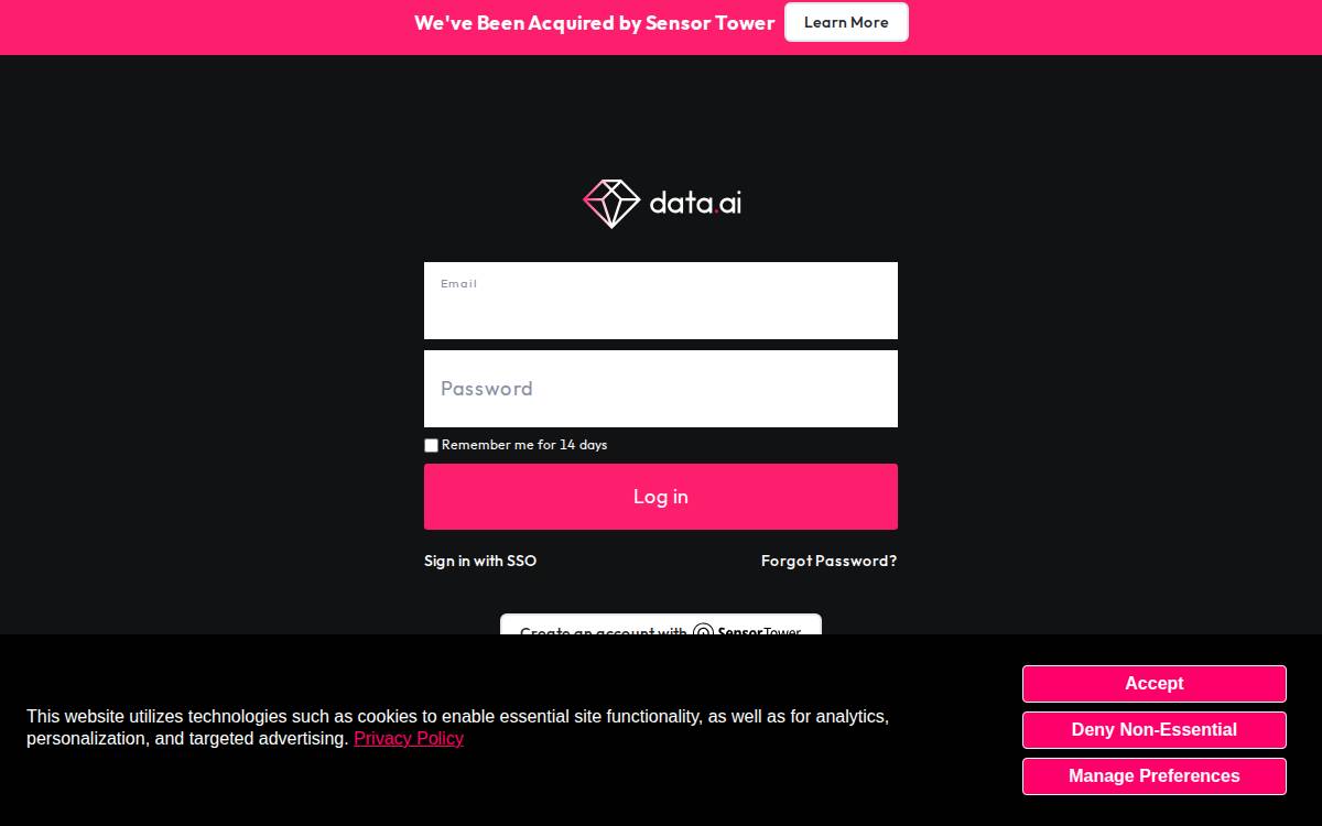 App Annie / Data.ai website preview