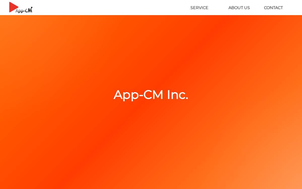 App-cm website preview