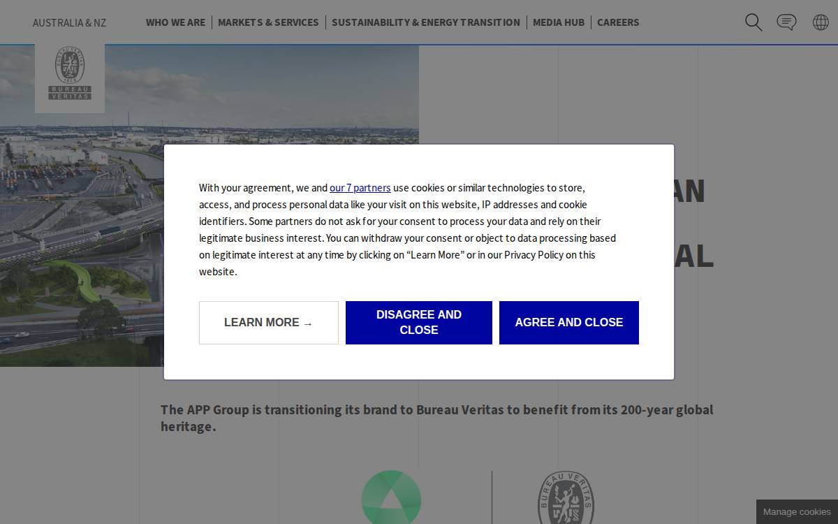 App Corporation website preview
