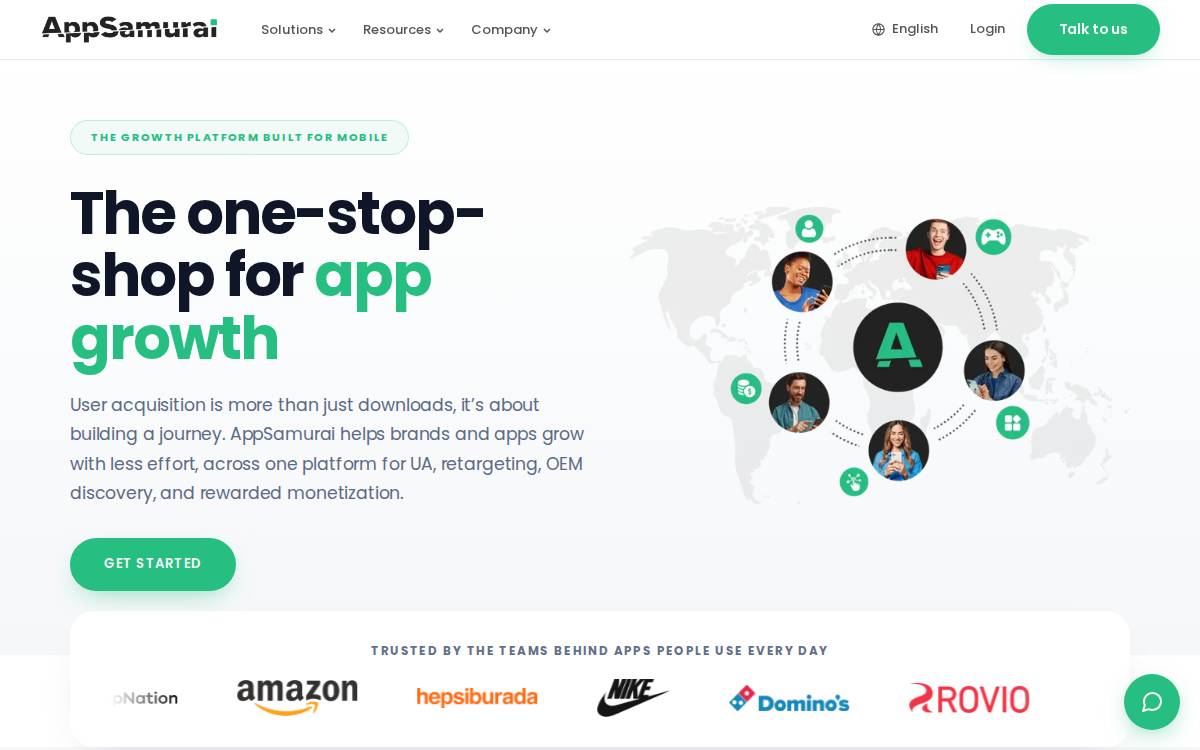 App Samurai website preview