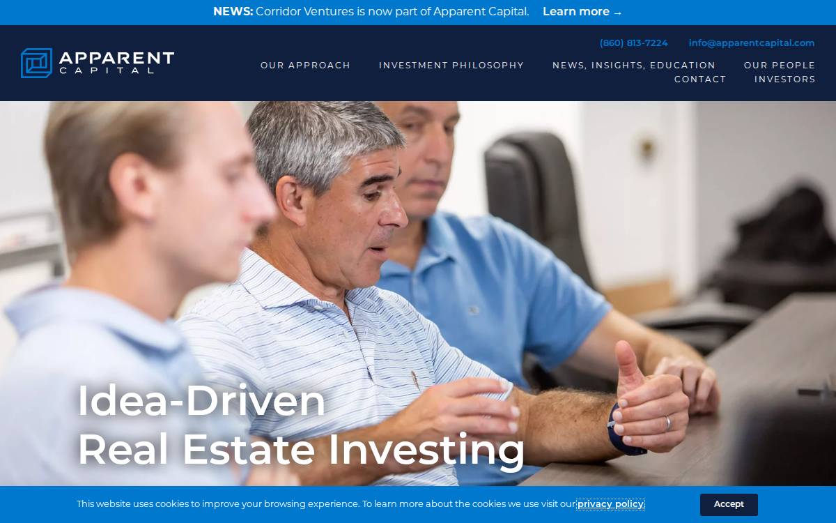 Apparent Capital website preview