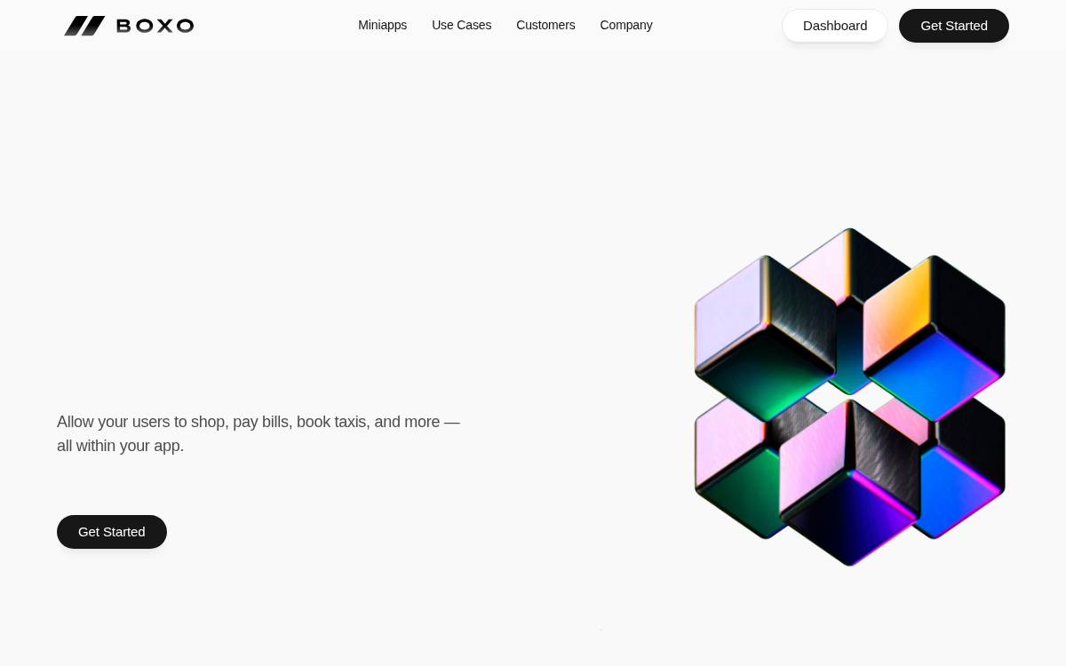 Appboxo website preview