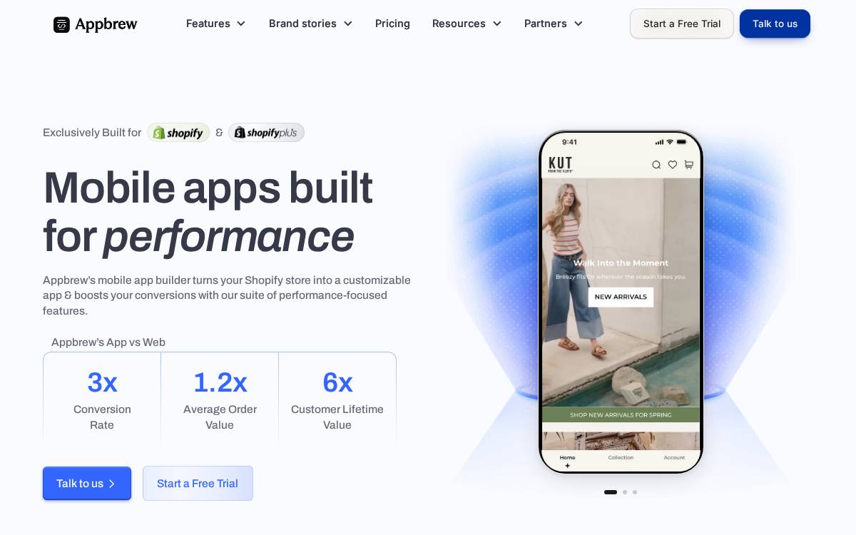 Appbrew website preview