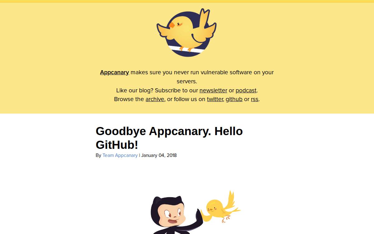 Appcanary website preview