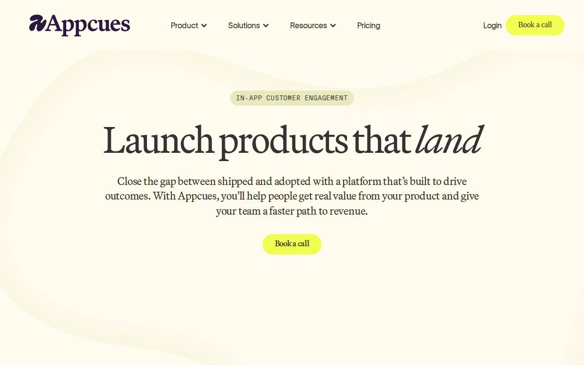 Appcues website preview