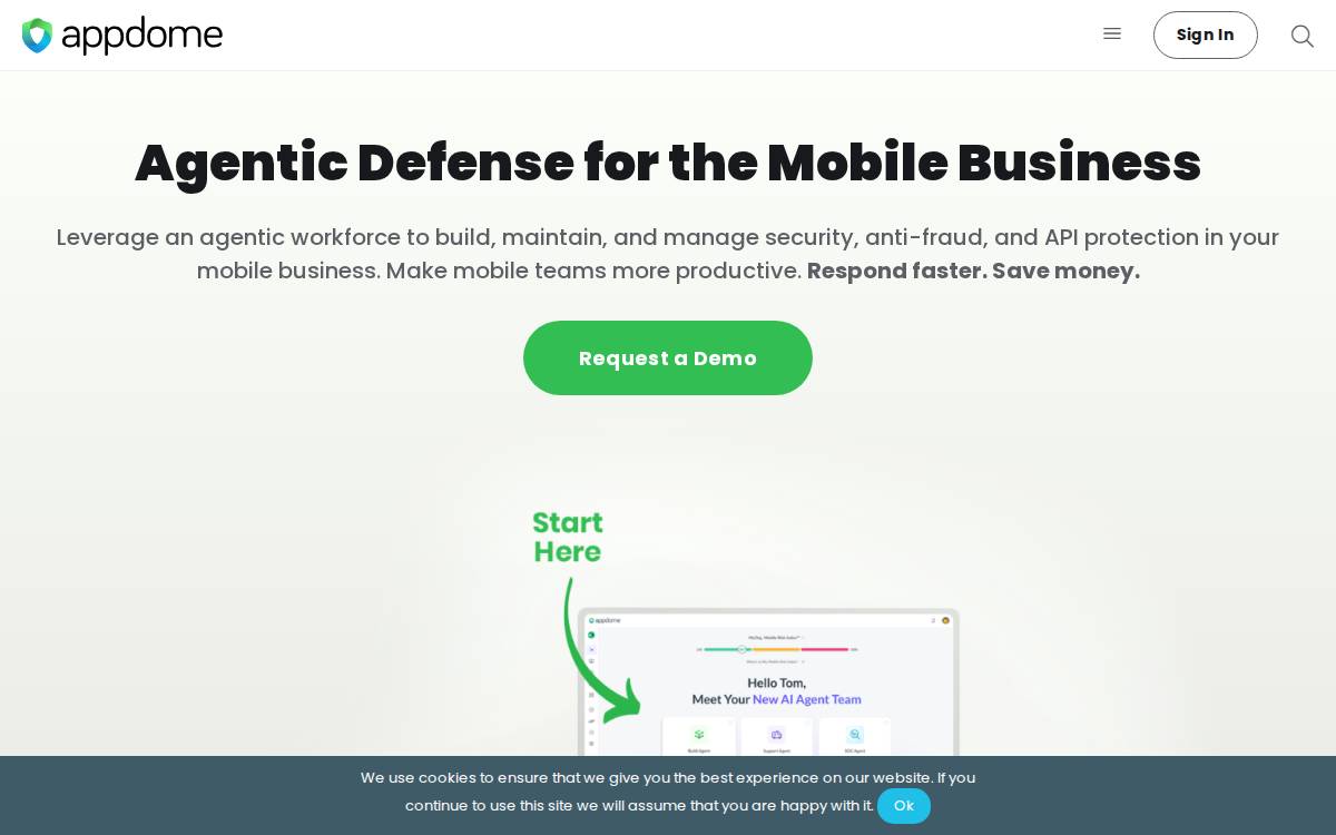 Appdome Mobile App Integration website preview