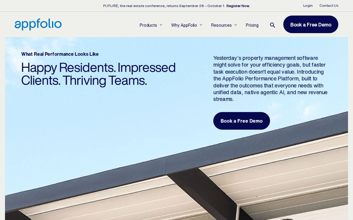 Appfolio website preview