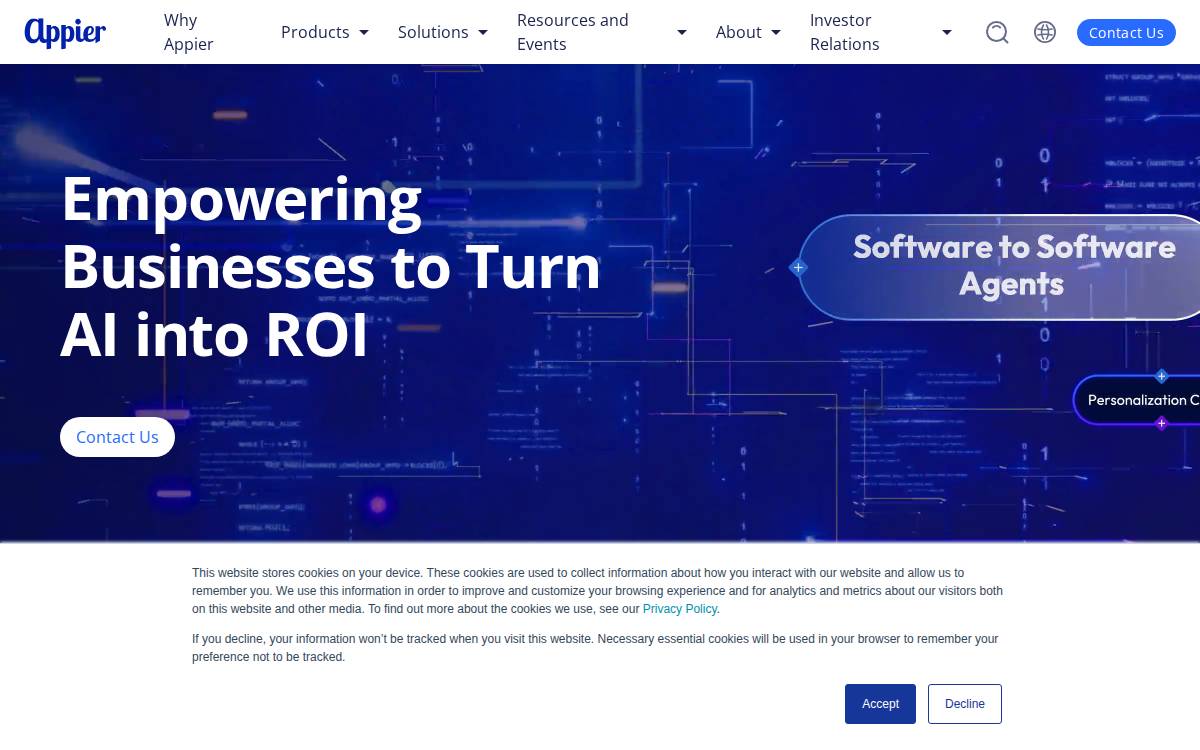 Appier website preview