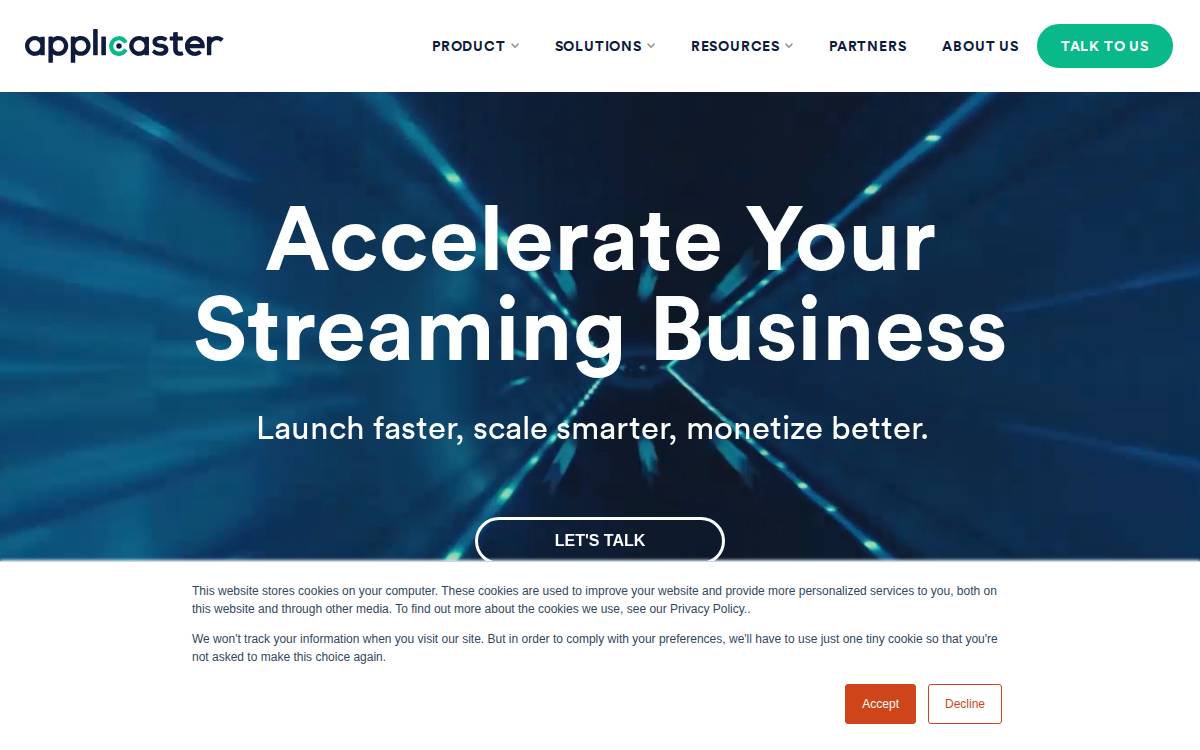 Applicaster website preview