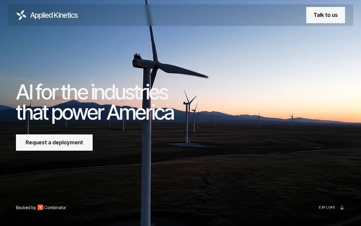 Applied Kinetics website preview