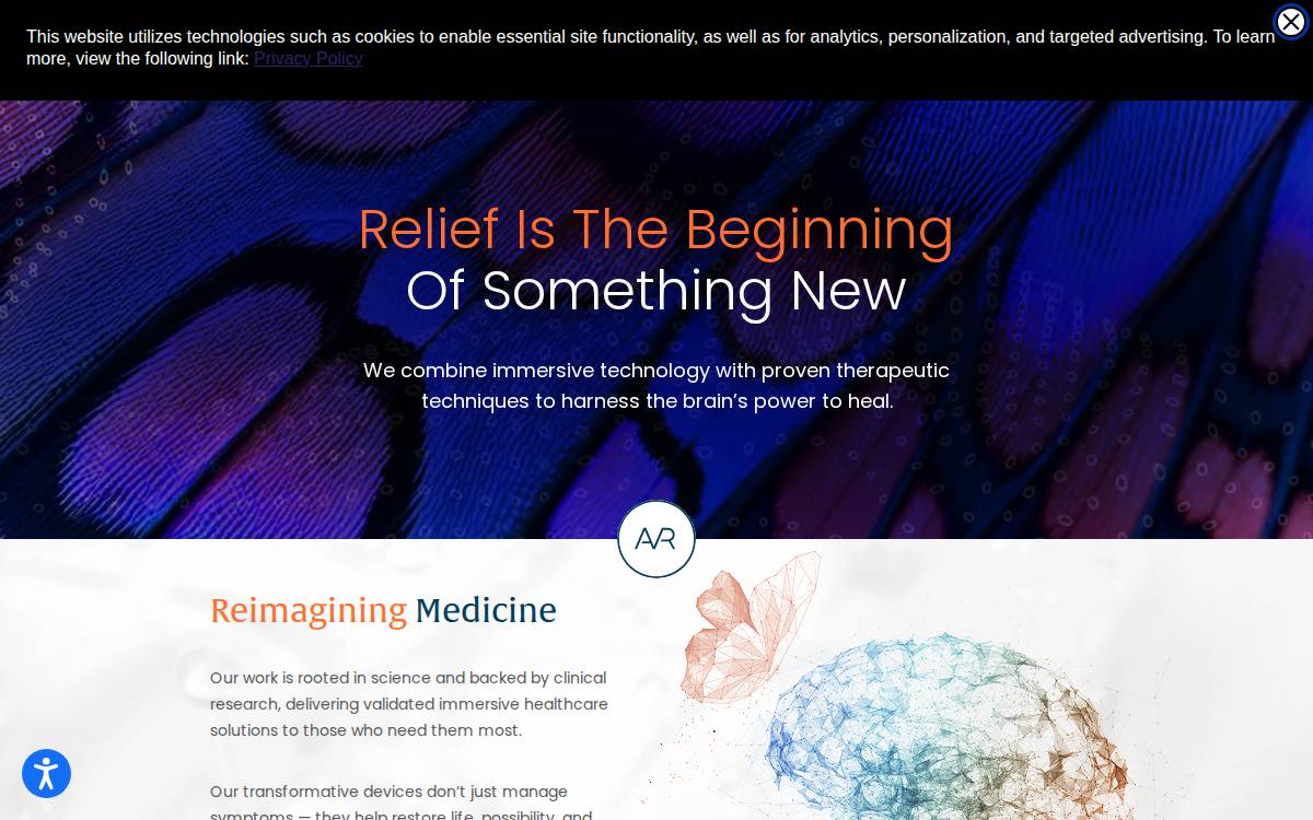AppliedVR website preview