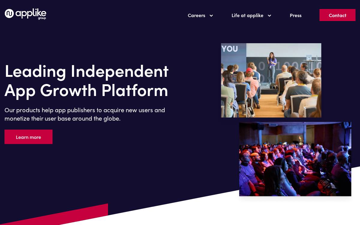 Applike website preview