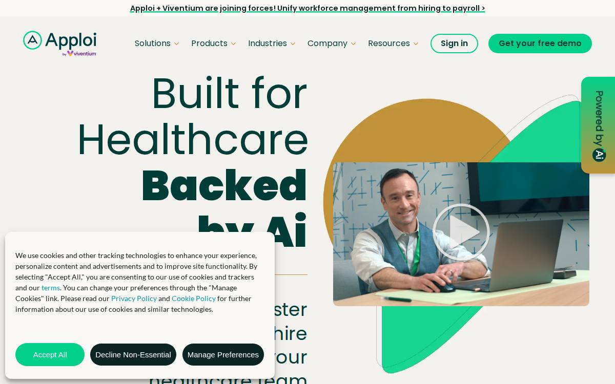 Apploi website preview