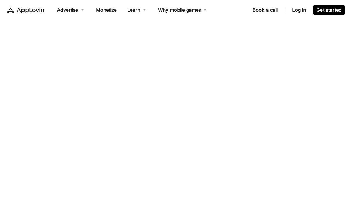 Applovin (Exit) website preview