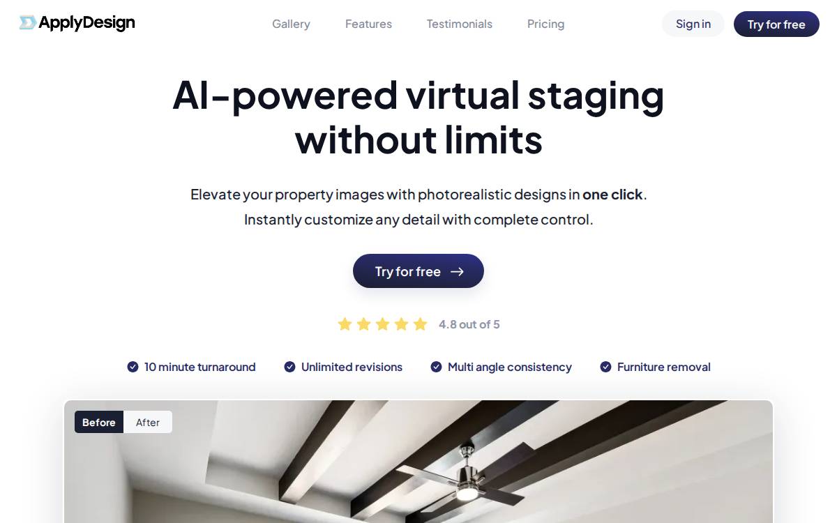Apply Design website preview