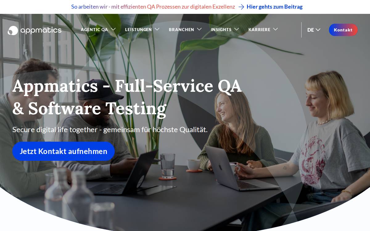 Appmatics GmbH website preview