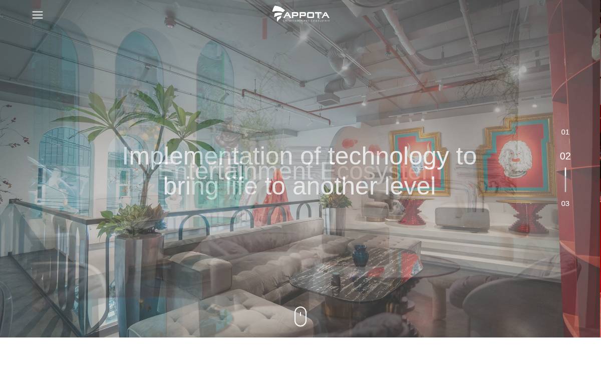 Appota Corporation website preview