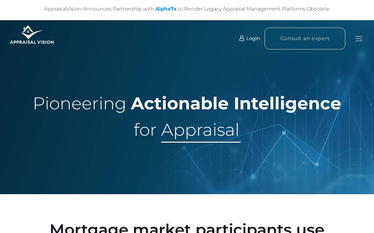 Appraisalvision website preview