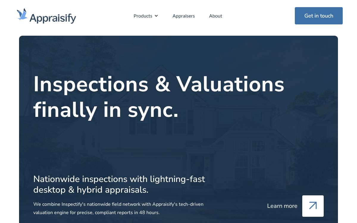 Appraisify website preview