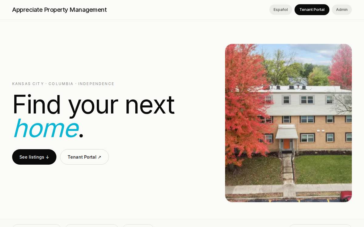 Appreciate website preview