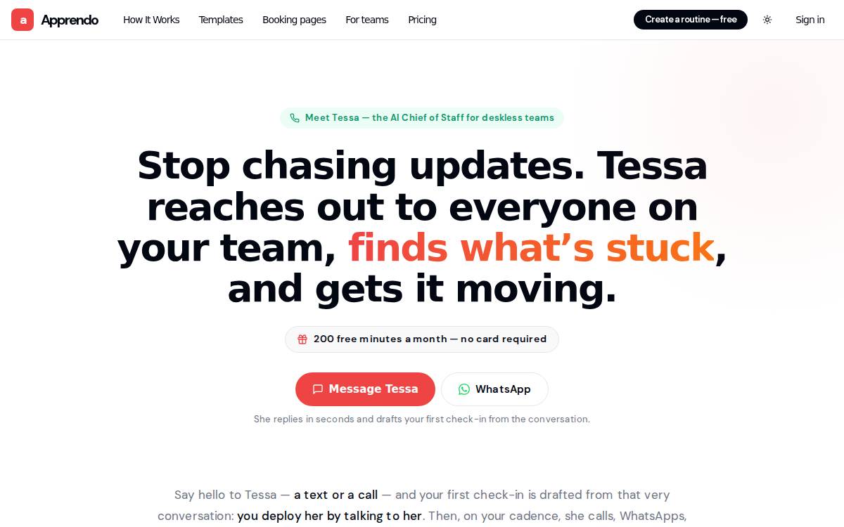 Apprendo website preview